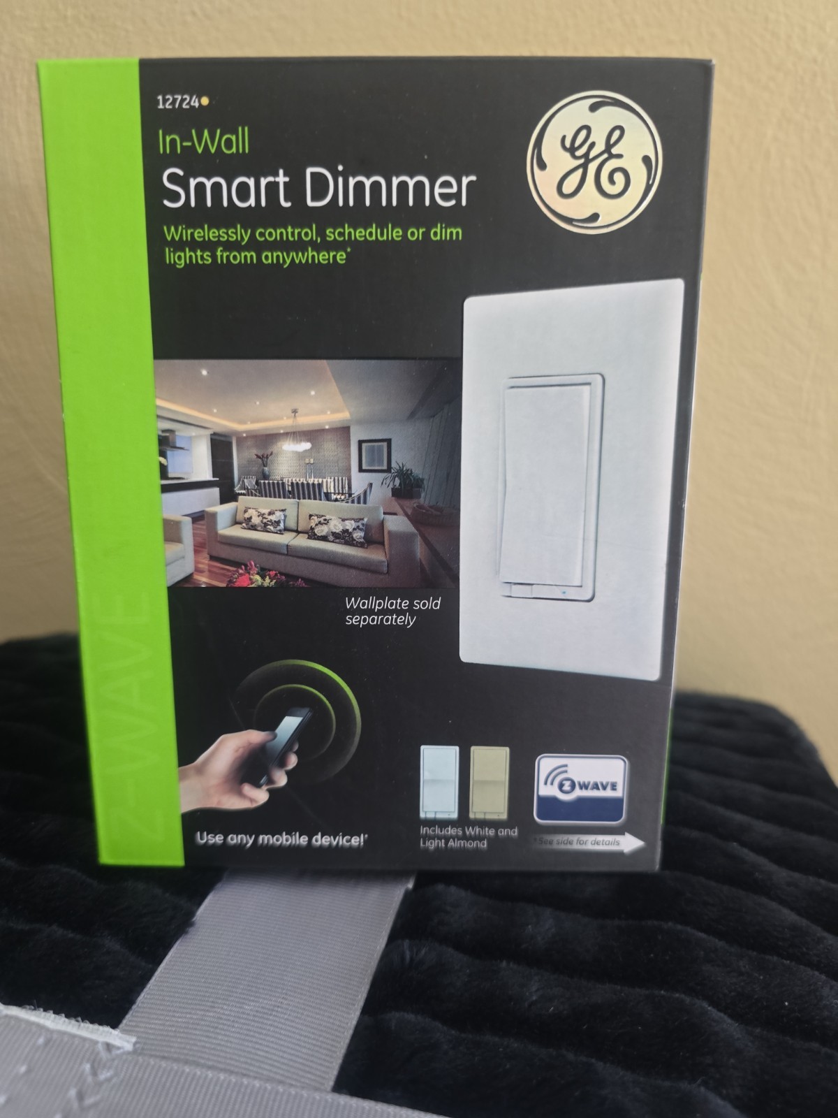 GE Z-Wave Plus Smart Control Dimmer Switch White & Almond NEW gallery