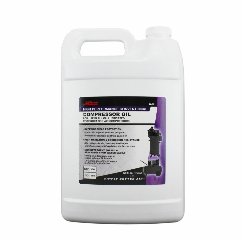MiltonÂ® High-Performance Conventional Air Compressor Oil, 1 gal.