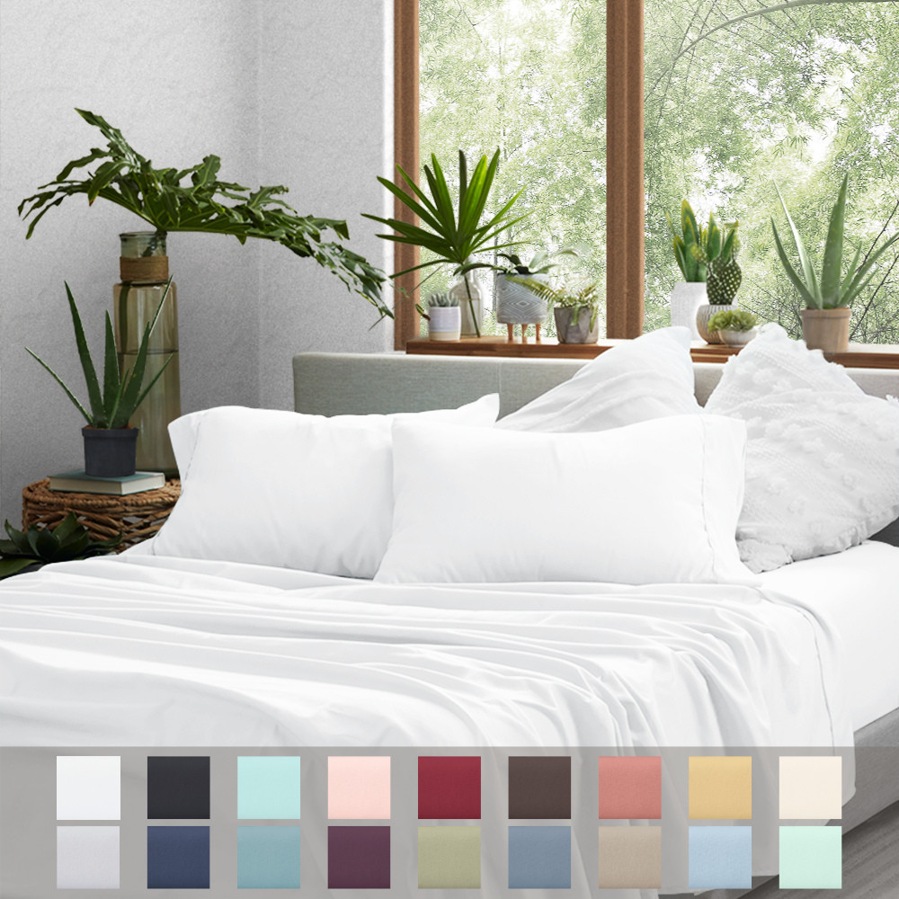 Kaycie Gray Basics Softest Microfiber 4PC Sheets Set Deep Pocket gallery