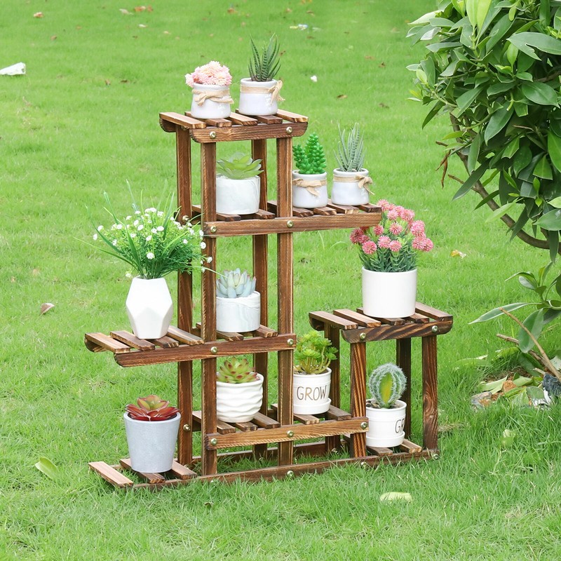 Succulent Plant Stand Rack Shelf-Planter Holder Flower Shelving Multi-functional gallery