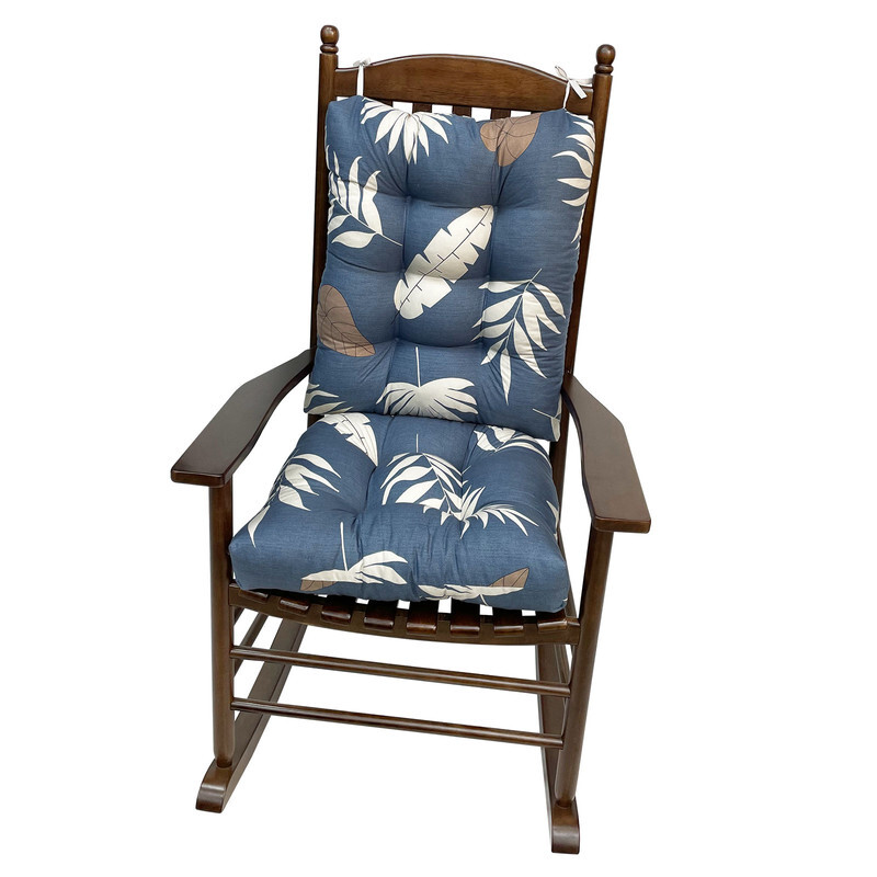 Rocking Chair Cushion Set Pad Upper&Lower Chair Cushions For Home Outdoor gallery