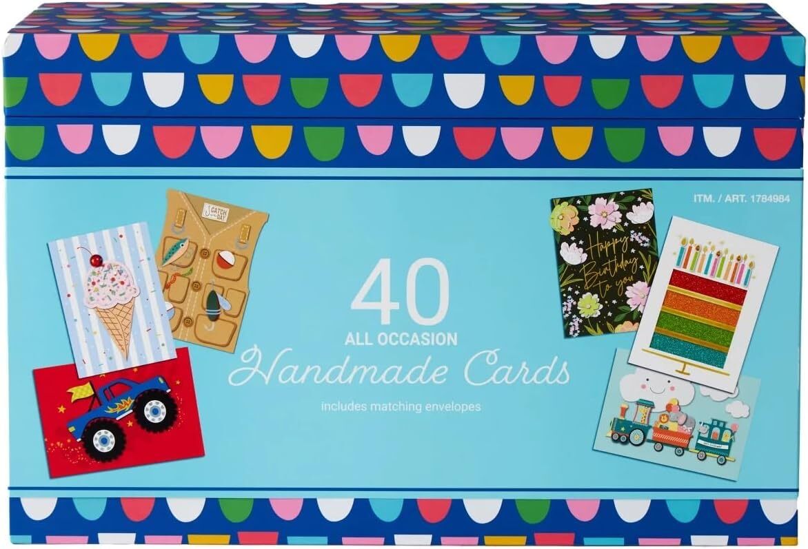 PRO4ALL Hand Crafted All Occasion Greeting Card Collection, 40-count NEW MODEL gallery