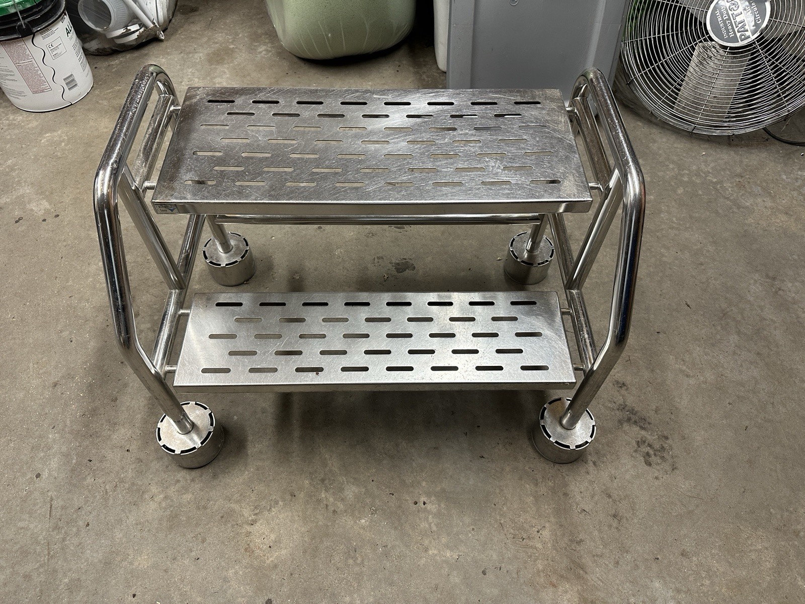Palbam Class 2-STLD Stainless Steel Electropolished Cleanroom 2-Step Ladder gallery