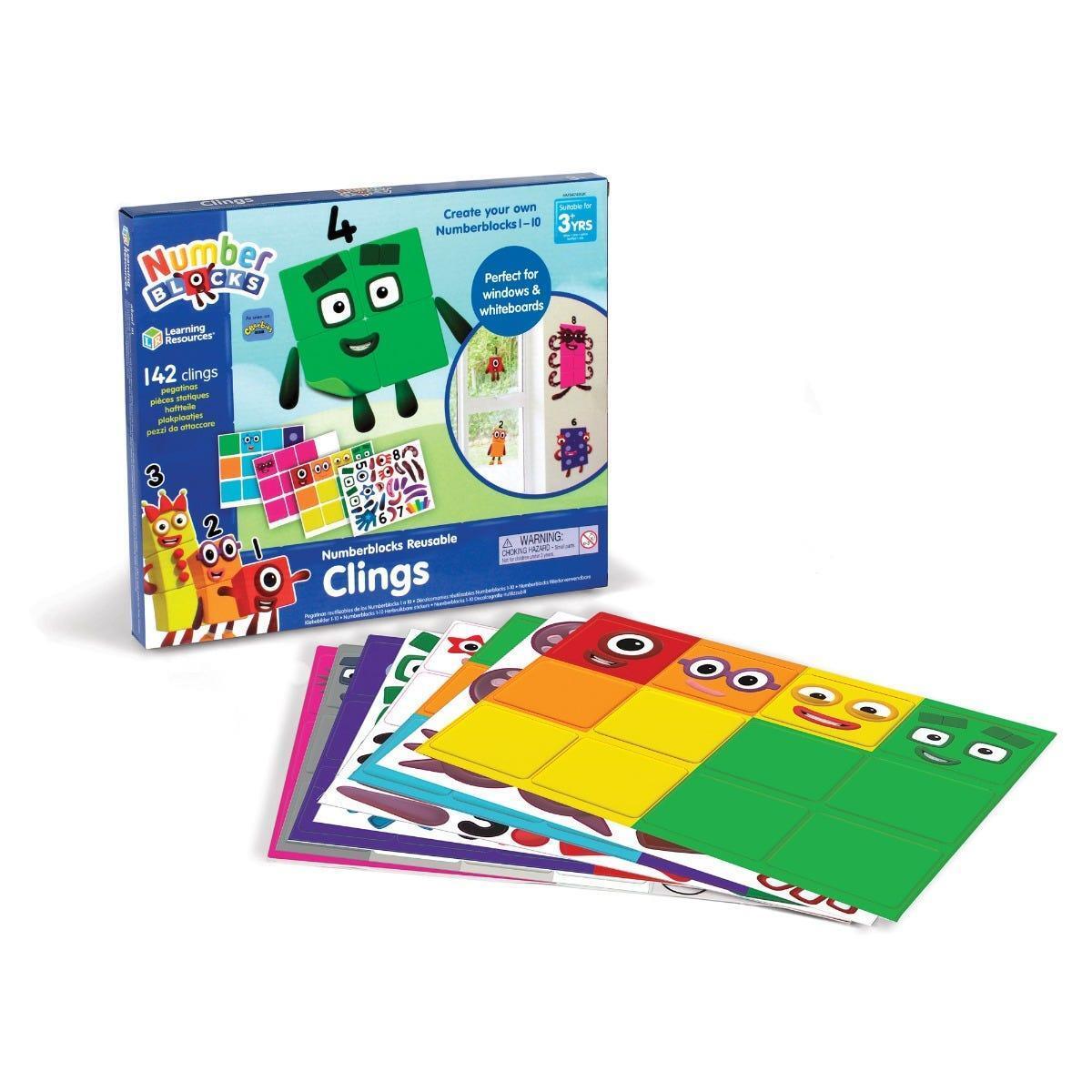 Learning Resources Numberblocks Reusable Clings gallery