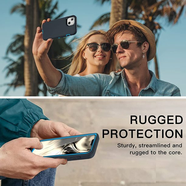 For Apple iPhone 15 14 13 12 11 Pro Max Defender Shockproof Cover Case+Belt Clip gallery