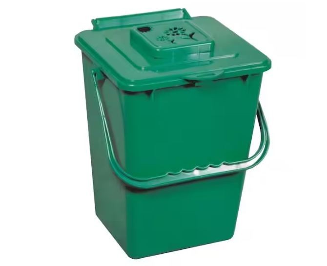 ECO 2.4 Gal. Kitchen Compost Collector Organic Waste Recycling Container Bin New gallery