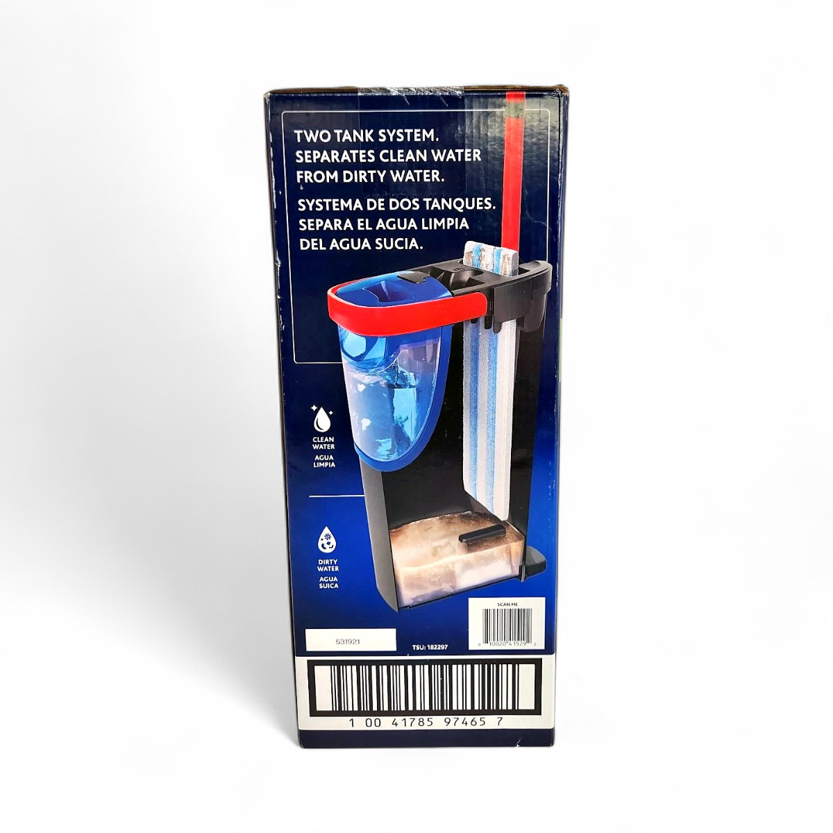 O-Cedar H2prO Flat Mop System - Handle, Bucket + 3 Heads gallery
