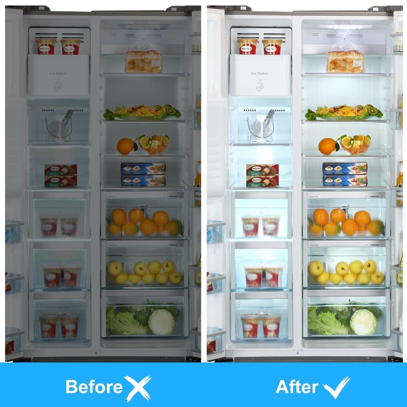 LOXYEE LED Refrigerator Light Bulb 2 Pack，Daylight White 5000K 120V 40W gallery
