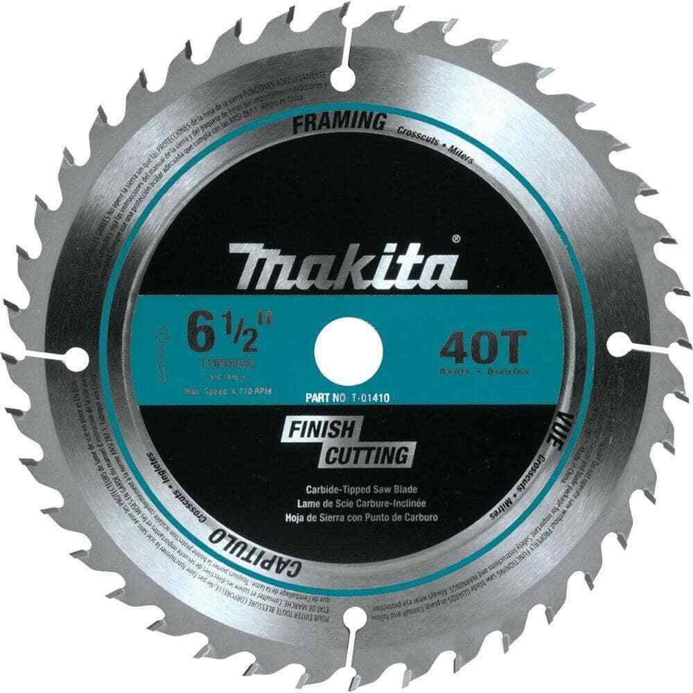 6-1/2 In. 40t Carbide-tipped Circular Saw Blade | Makita Steel Plate Cutting gallery