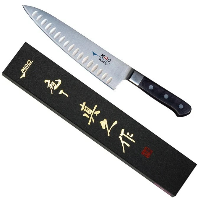 Japanese MAC MTH-80 Professional Series 8" Chef's Knife w/ Dimples Made in Japan gallery