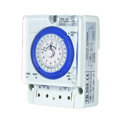 24-Hour Mechanical Timer with 15-Minute Intervals Push Pins Non S0O2