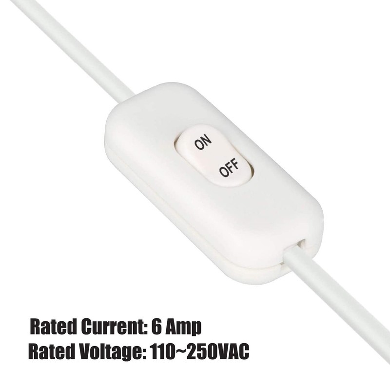 Inline Cord Switch, 2-Pack On Off Button Control Lamp Appliance Switch for Be... gallery
