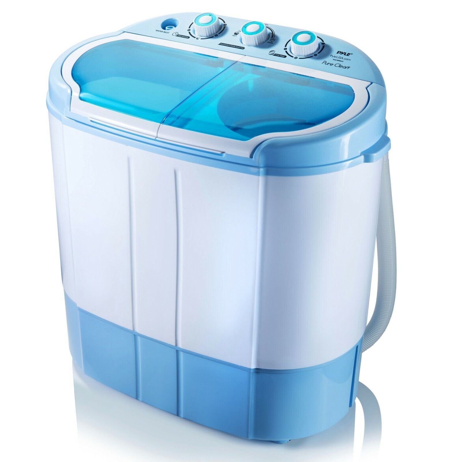 Pyle Compact & Portable Washer & Dryer, Mini Washing Machine and Spin Dryer gallery