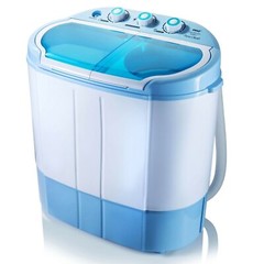 Pyle Compact & Portable Washer & Dryer, Mini Washing Machine and Spin Dryer