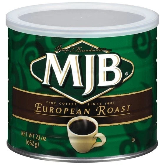 MJB European Ground Coffee, Dark Roast, 23 Ounce Can gallery