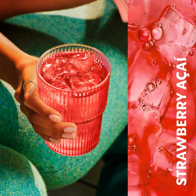Starbucks Refreshers Concentrate Strawberry Acai, Refreshing Drink, Cold 32fl oz gallery