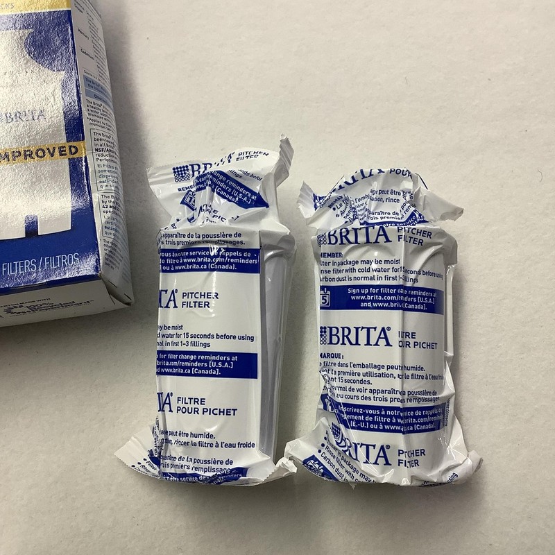 Brita Advanced Pitcher Replacement Water Filters 2 Pack White Open Box gallery