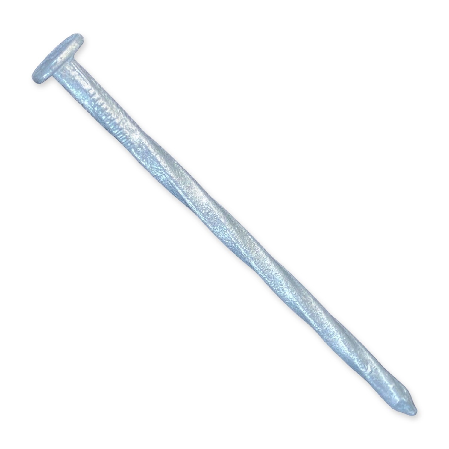 4 in. Galvanized Spiral Landscape Edging Spikes - 7 Gauge Steel - Sandbaggy gallery