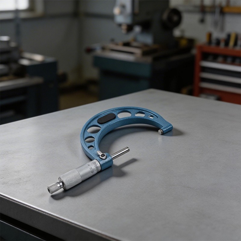 Outer Micrometer Tool for Machinists 00001 Inch Graduation 025 to 100mm Range gallery