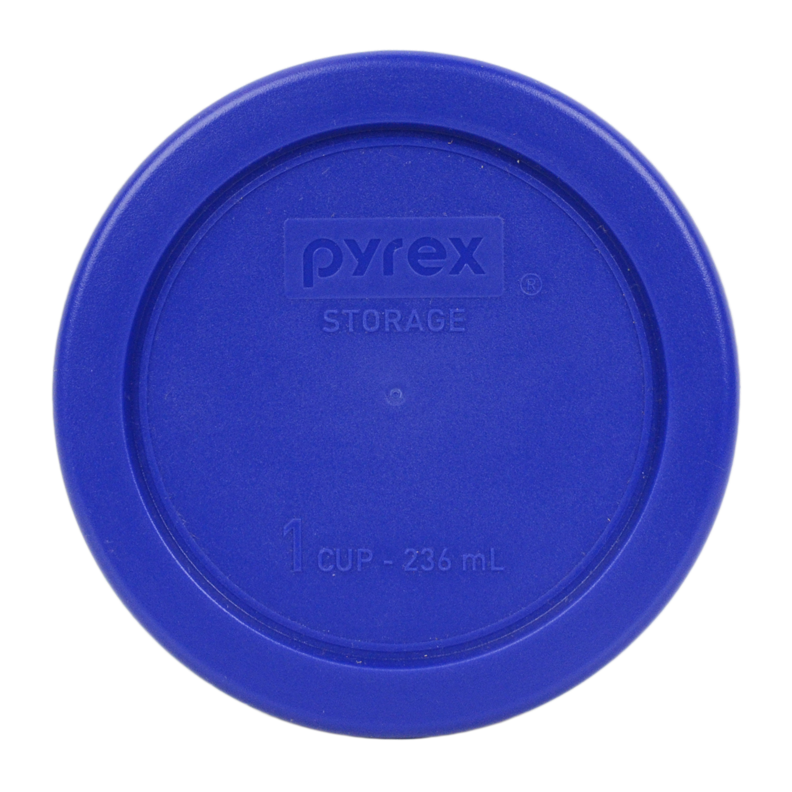 Pyrex 7202-PC 1 Cup Cobalt Blue Replacement Storage Lid Cover for Glass Bowl gallery