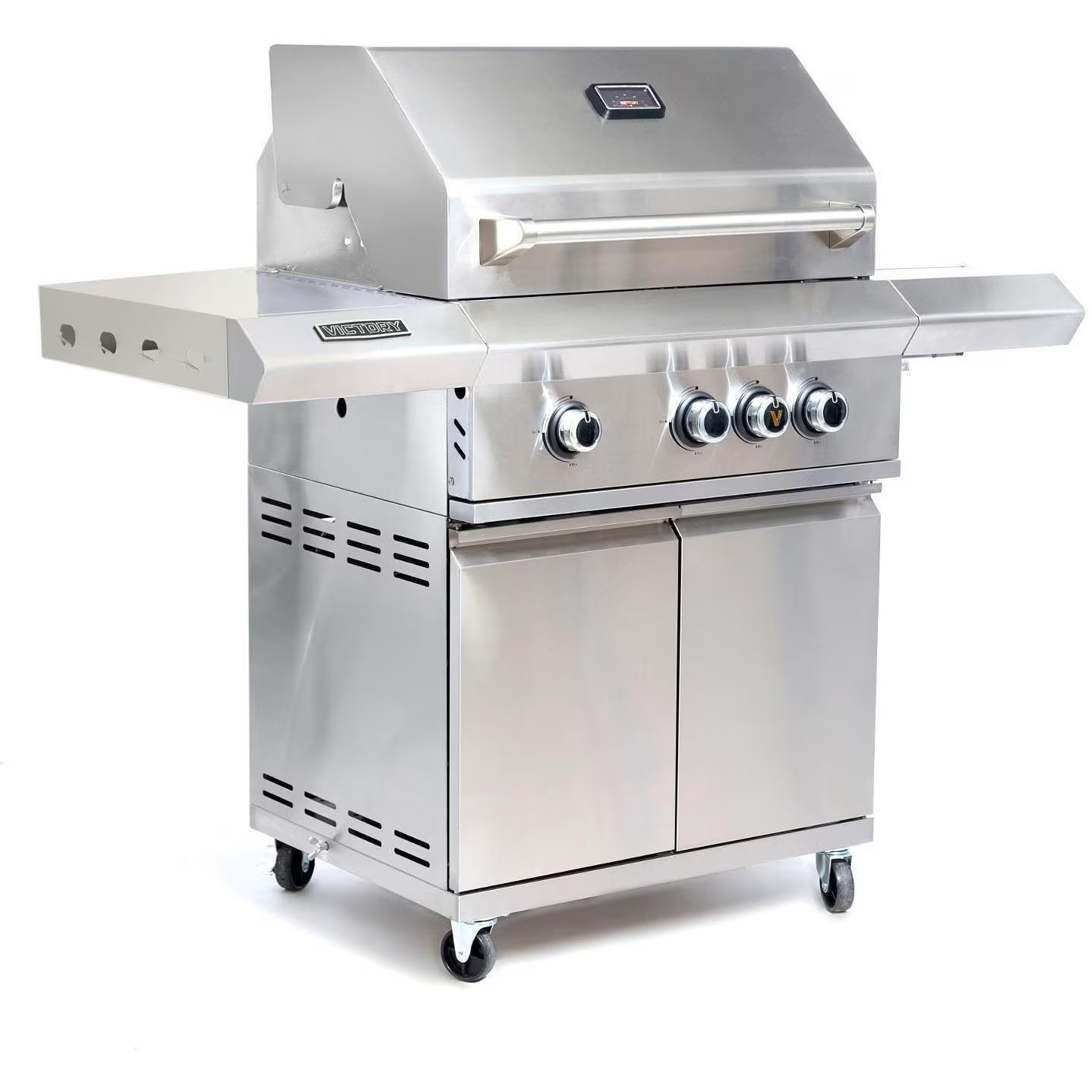 Victory 3-Burner Propane Gas Grill With Infrared Side Burner gallery