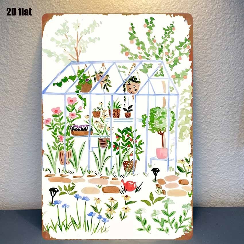 Tin Sign Greenhouse Garden Decor gallery