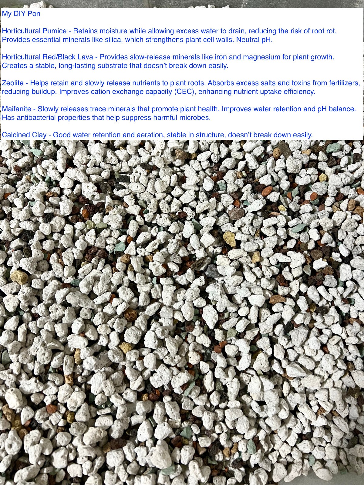 Pon Potting Mix, Pre-Washed - DIY Homemade - 2lb gallery
