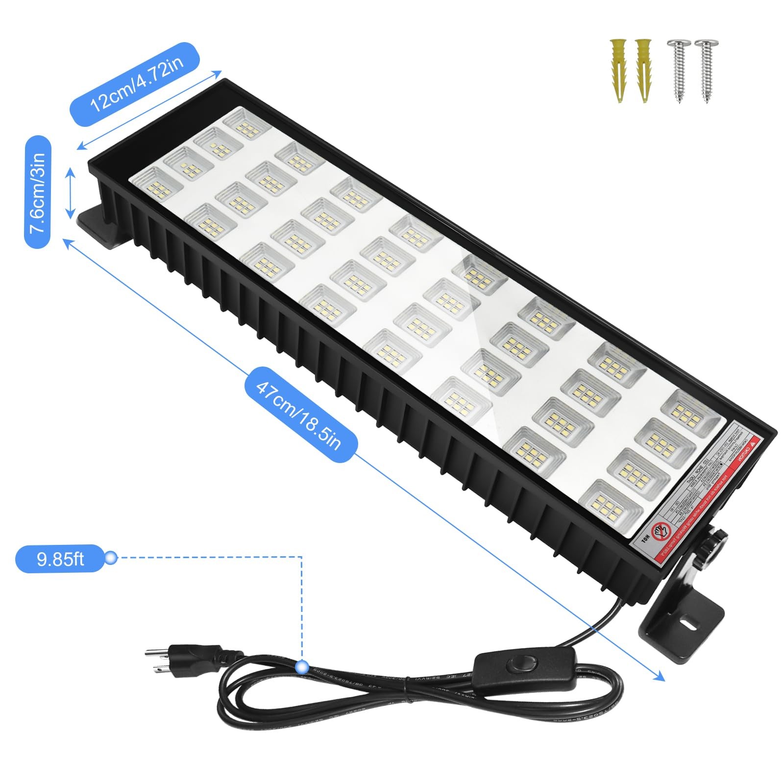 150W LED Shop Lights, 6000K 18000LM Work Light for Garage, Plug in Garage Light gallery