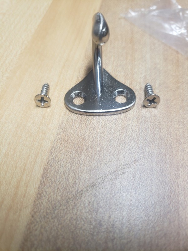 25 Pack Coat Hooks For Hanging With 30pcs Screws Chrome Towel Hooks Wall Hooks gallery