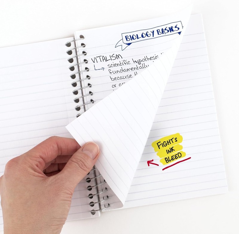 Five Star Spiral Notebook, 1 Subject, College Ruled Paper, 4-3/8" x 7", Personal gallery