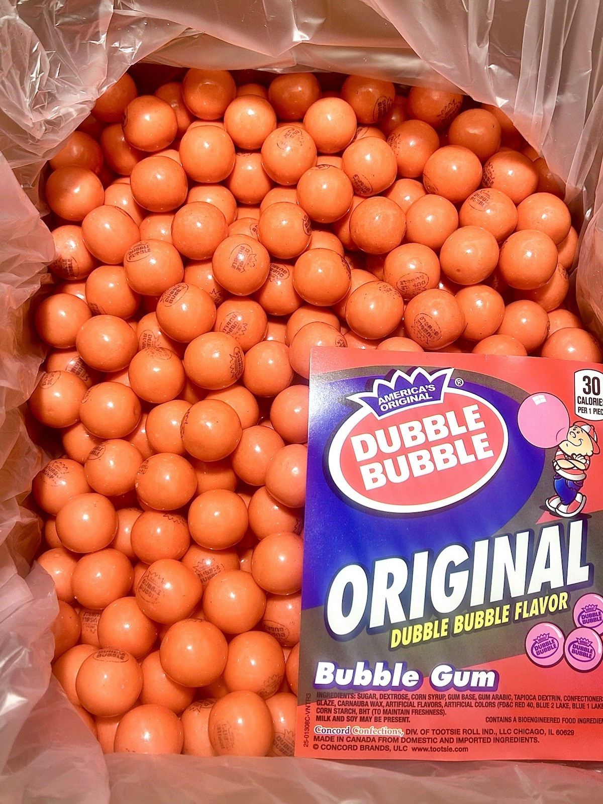 Dubble Bubble Original Gumballs One Inch Bulk Candy 1LB 2LB 3LB 5LB Gum Balls gallery