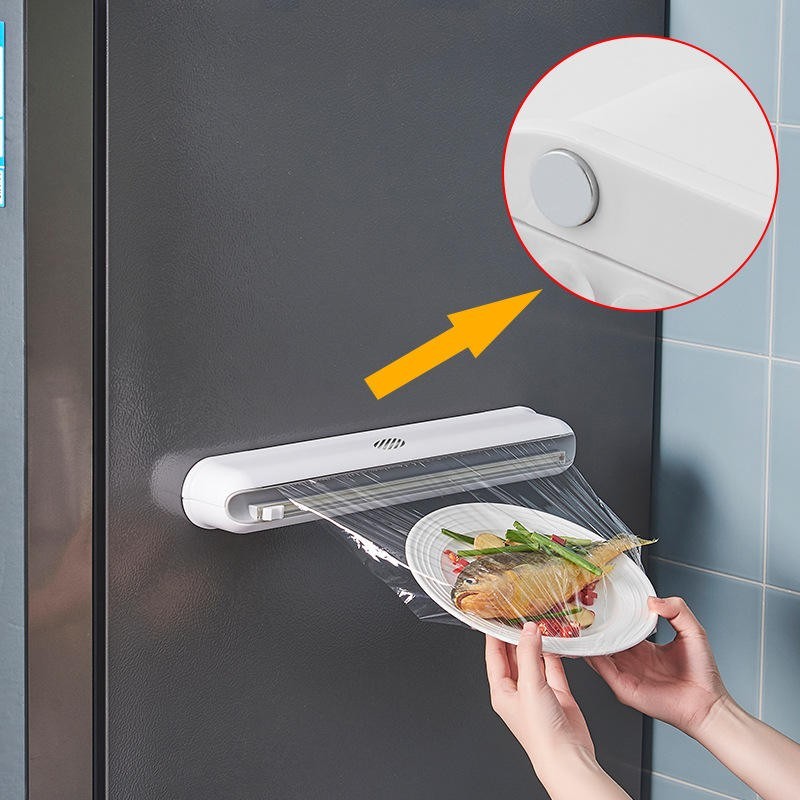 Plastic Food Wrap Dispenser Wrap Cutter Suction gallery
