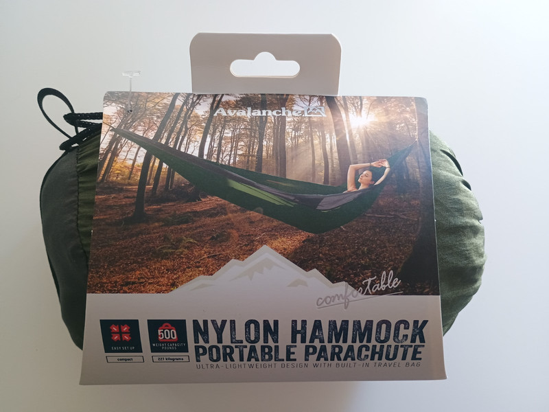 Avalanche Nylon Hammock-Portable Parachute-Ultralight Compact-500lbs/227kg gallery