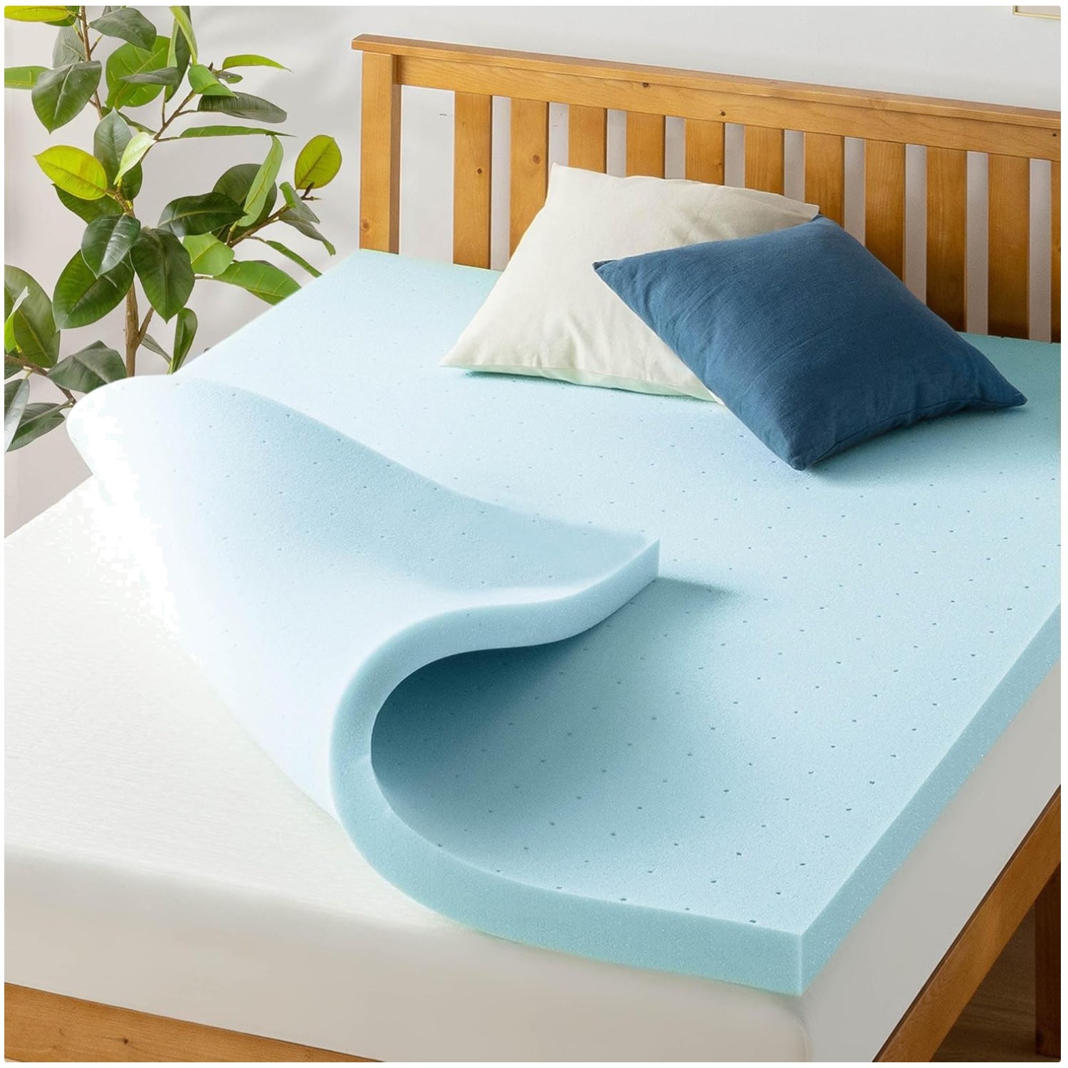 Gel Infused Memory Foam Topper, CertiPUR-US Certified gallery