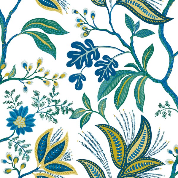 TJ41112 - Mulberry Tree Kew Multi-Coloured Galerie Wallpaper gallery