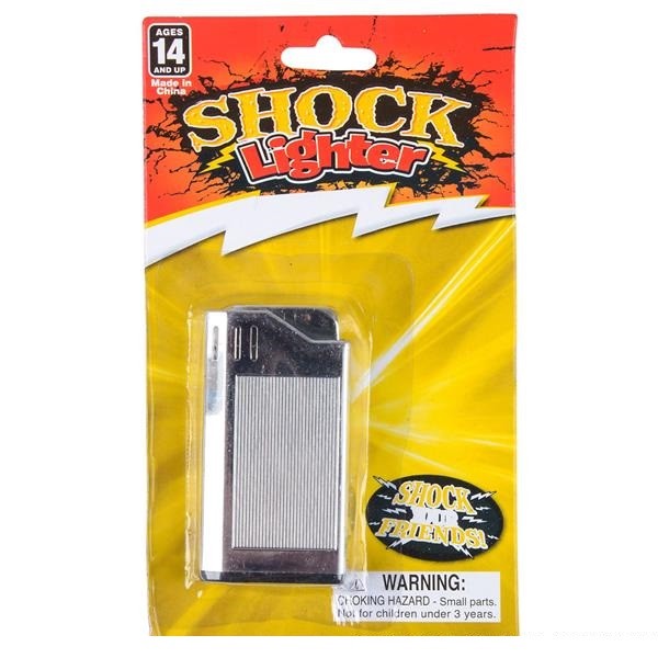 Shocking Lighter Toy Electric Shocker Novelty Trick Fake Gag Gift Office Prank gallery