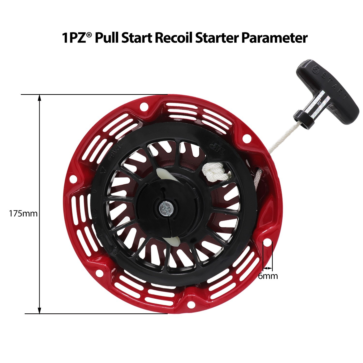 PULL START STARTER RECOIL TYPE B FOR HONDA GX120 GX160 GX200 5.5 6.5HP GENERATOR gallery