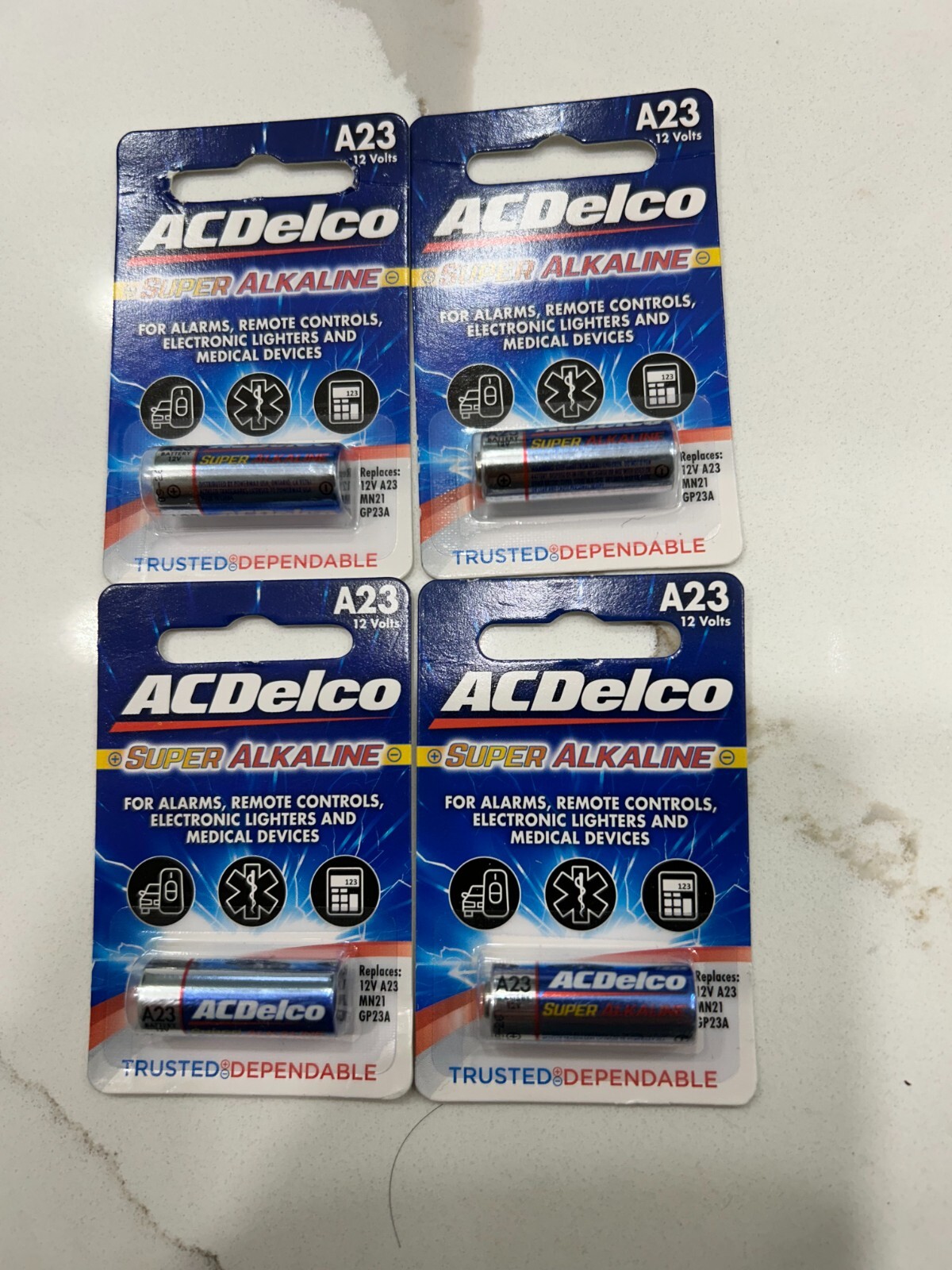 US Automatic gate remote Transmitter 12V Battery model A23 lot of 4 gallery