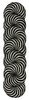 Wide Runner Optical Pattern 3'0''x12'0'' ft Handmade Tufted 100% wool Area Rugs gallery