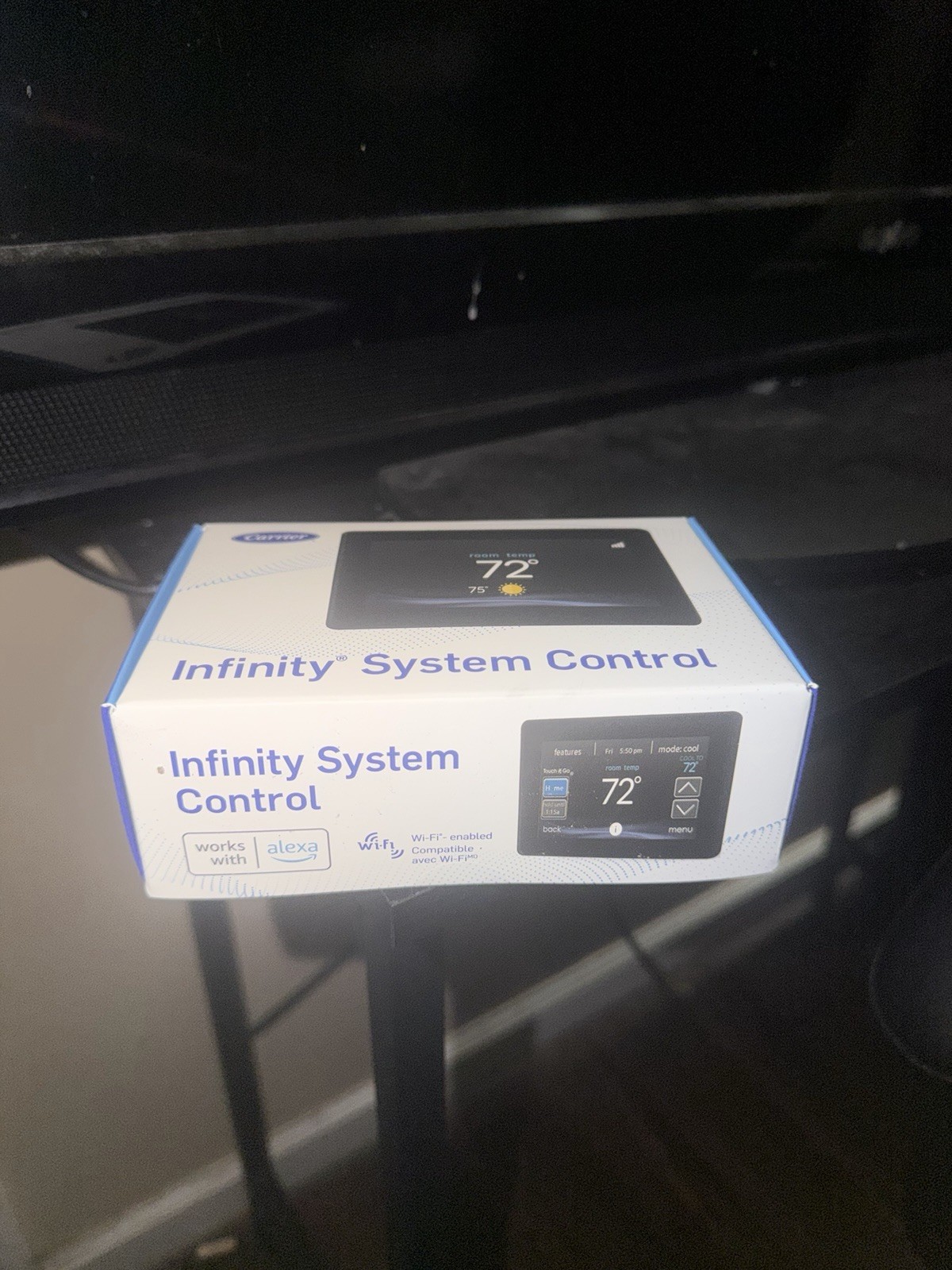 Carrier Infinity System Control Wi‑Fi Programmable Thermostat Alexa (Black) gallery
