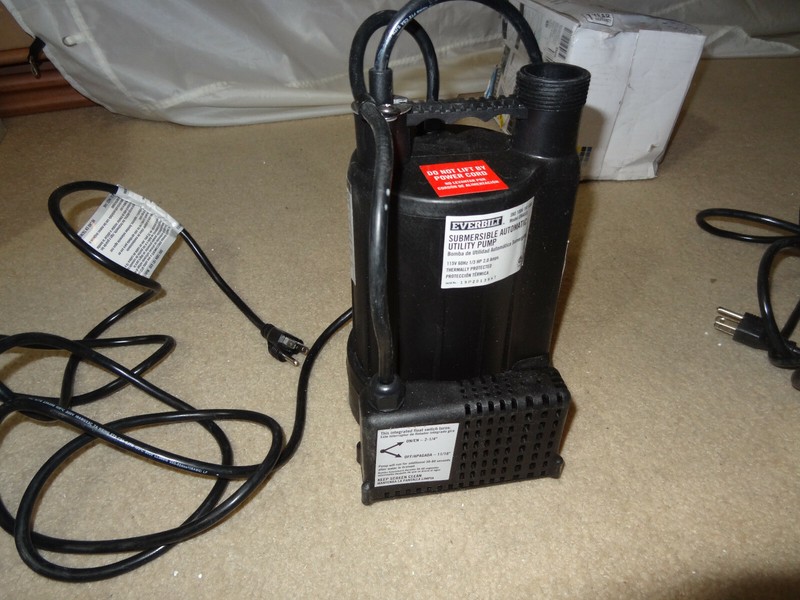 Everbilt EBAU33 Automatic Shutoff Utility Pump,Portable water removal pump 1/3 H gallery