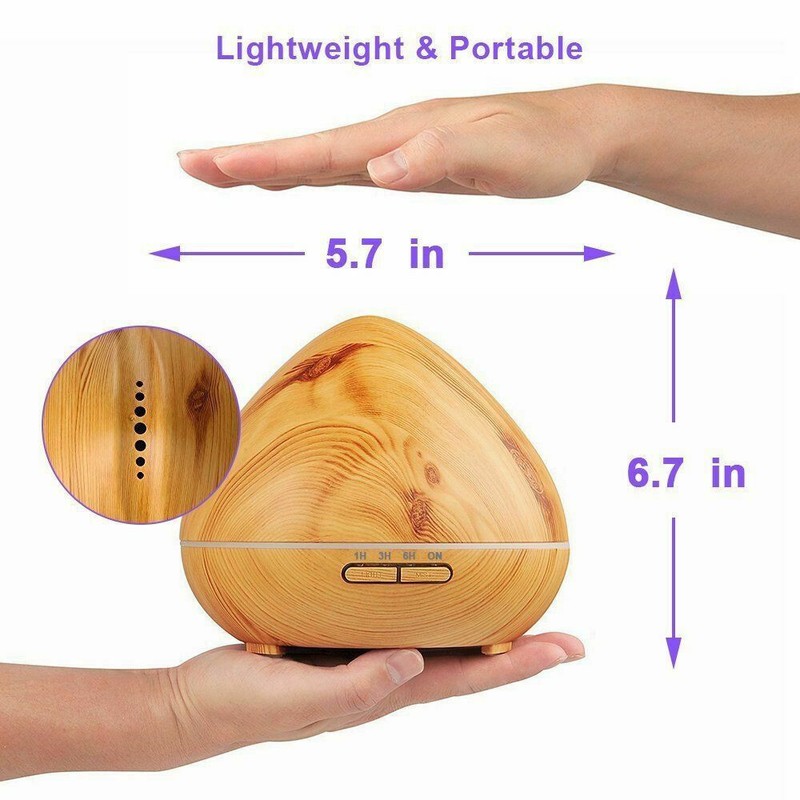 Essential Oil Diffuser 550ml Ultrasonic Aroma Diffuser Cool Mist Humidifier gallery