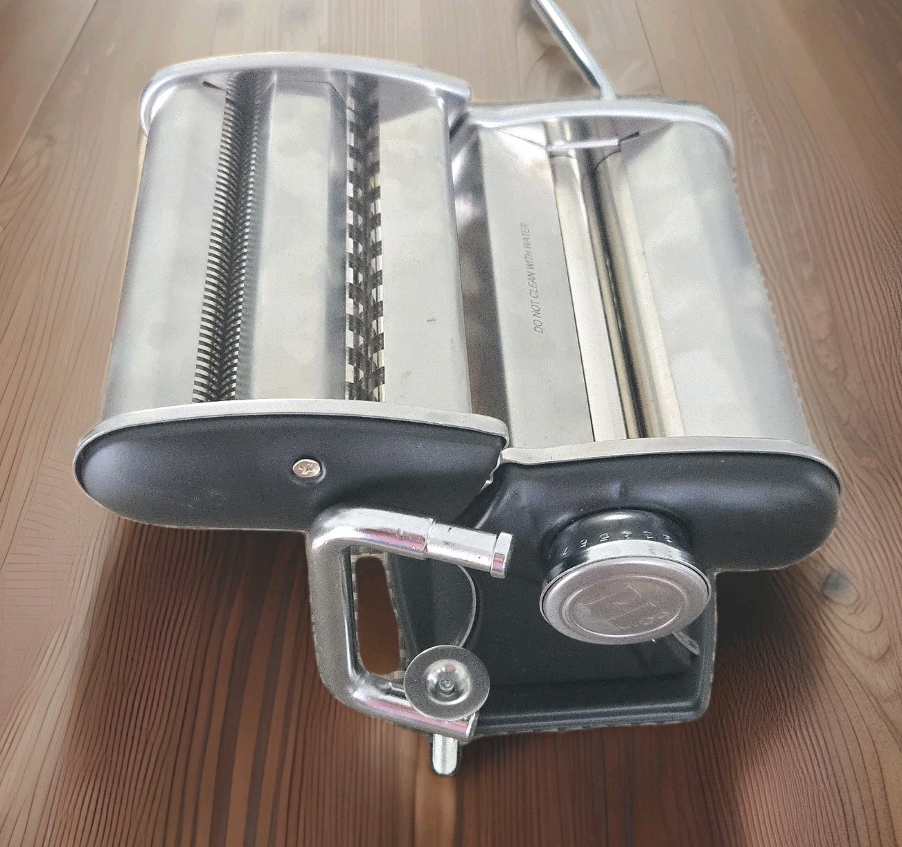 PL8 Profesional Pasta Maker Roller Machine Stainless Steel Spaghetti Fettuccine gallery