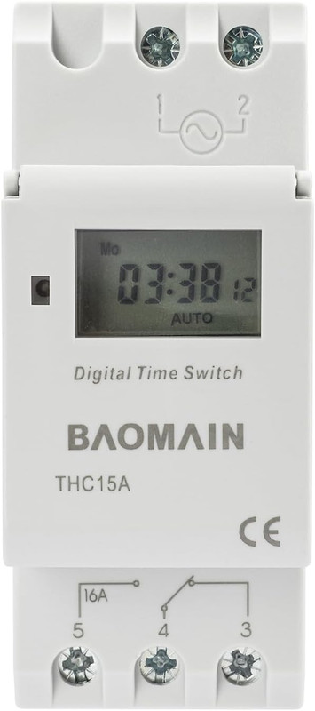Weekly Programmable Digital Timer Switch AC 220V - THC15A LCD Display gallery