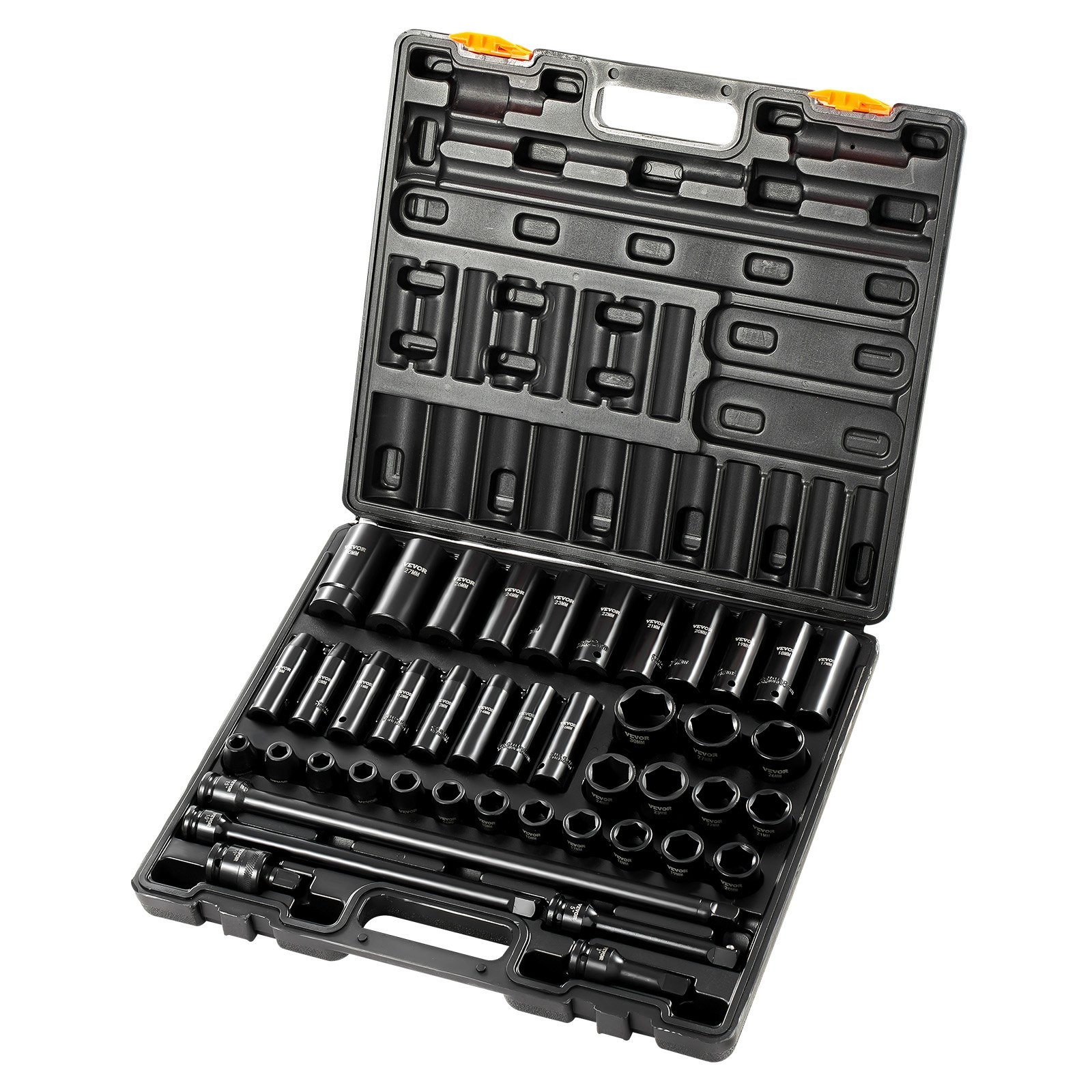 Impact Socket Set 1/2 Inches 43 Piece Impact Sockets, Standard Socket Assortment gallery