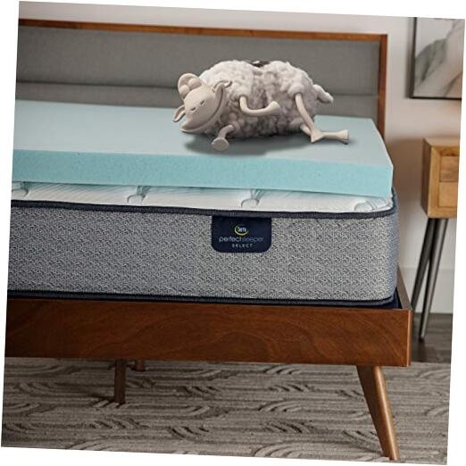 ThermaGel Cooling, Pressure-Relieving Memory Foam Queen 79"x59" 3 Inch gallery