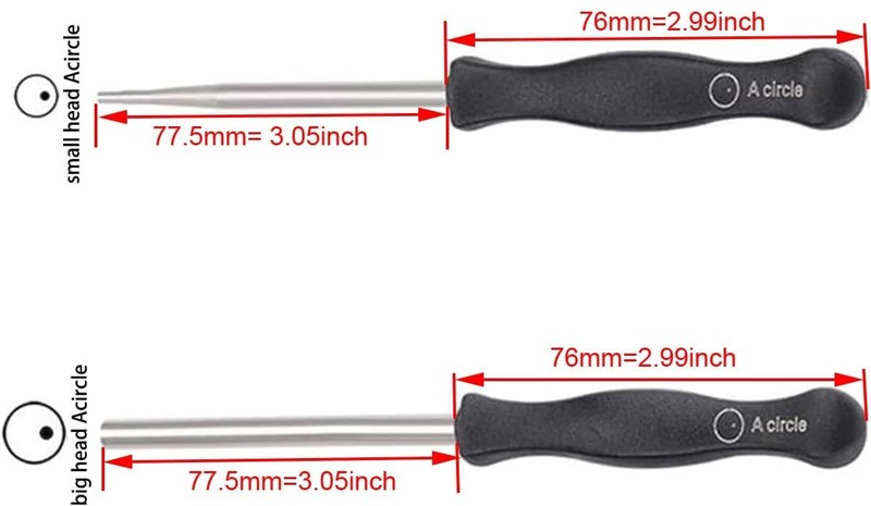 Hippotech Carburetor Adjustment Tool A-circle Scredrivers for Most 2-Cycle Sm... gallery