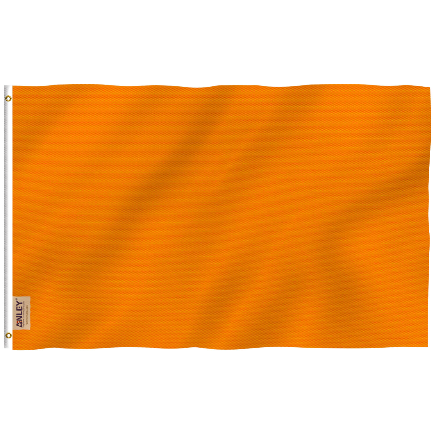 Anley Fly Breeze 3x5 Ft Solid Orange Flag - Plain Orange Flags Polyester gallery