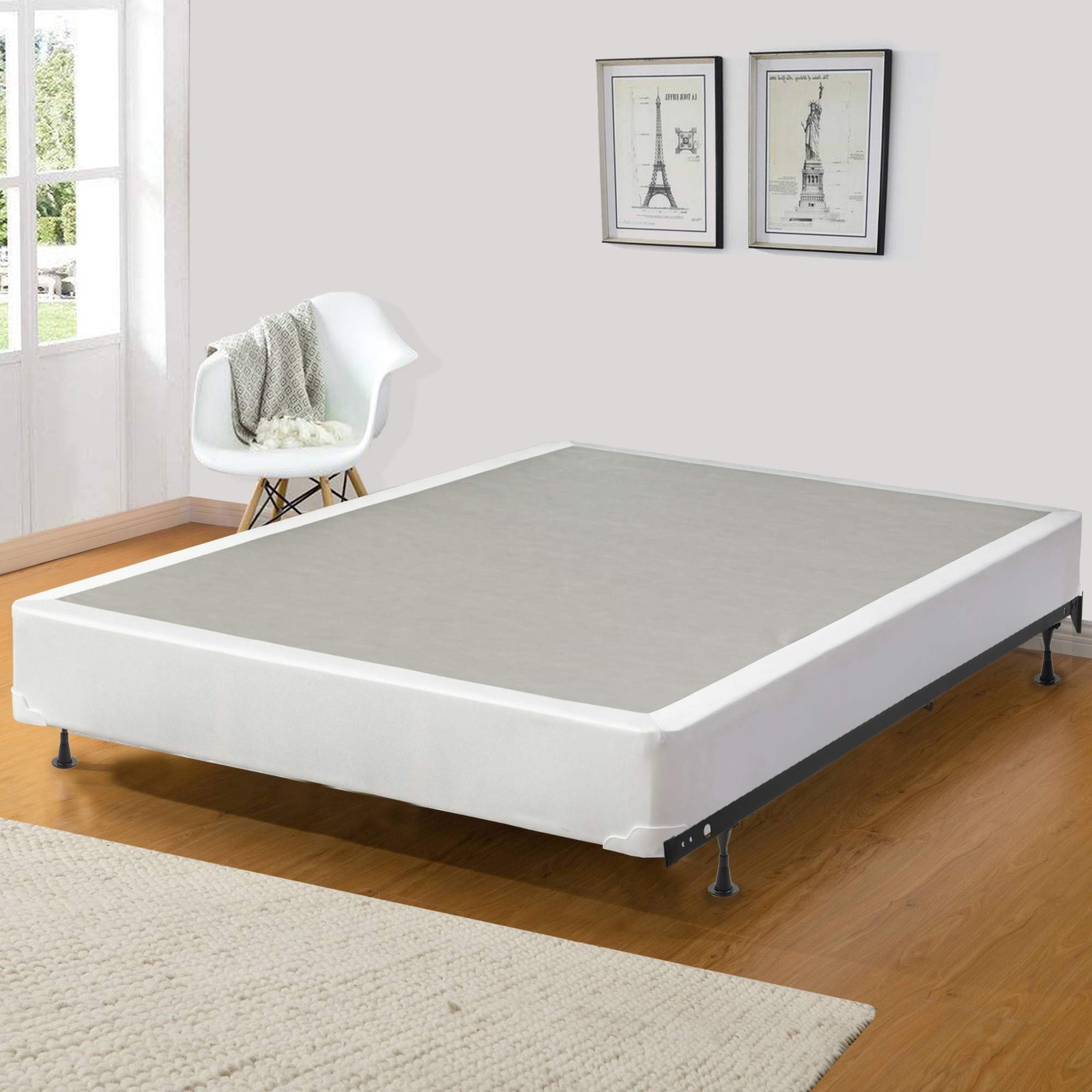 Fully Assembled Wood Traditional Spring/Foundation for Mattress, Twin XL gallery