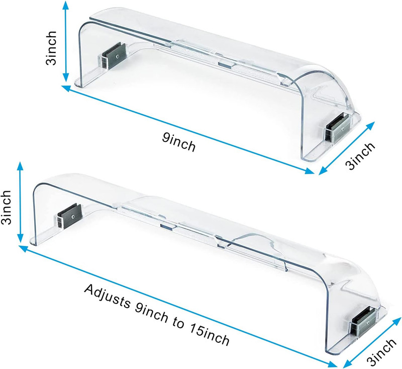 5 Pack Clear Adjustable Air Vent Deflector for Vents, Magnetic Heat and Air Defl gallery